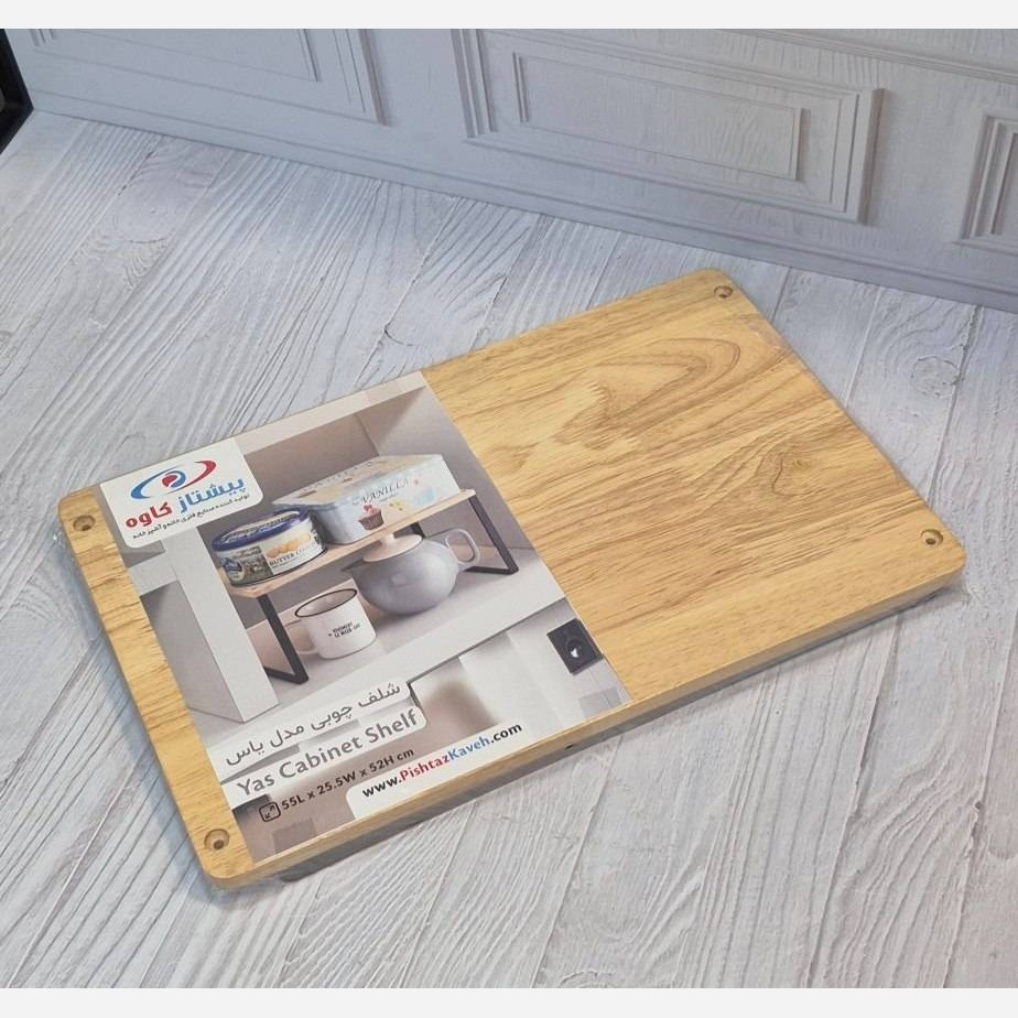 شلف چوبی کابینت پیشتازکاوه
