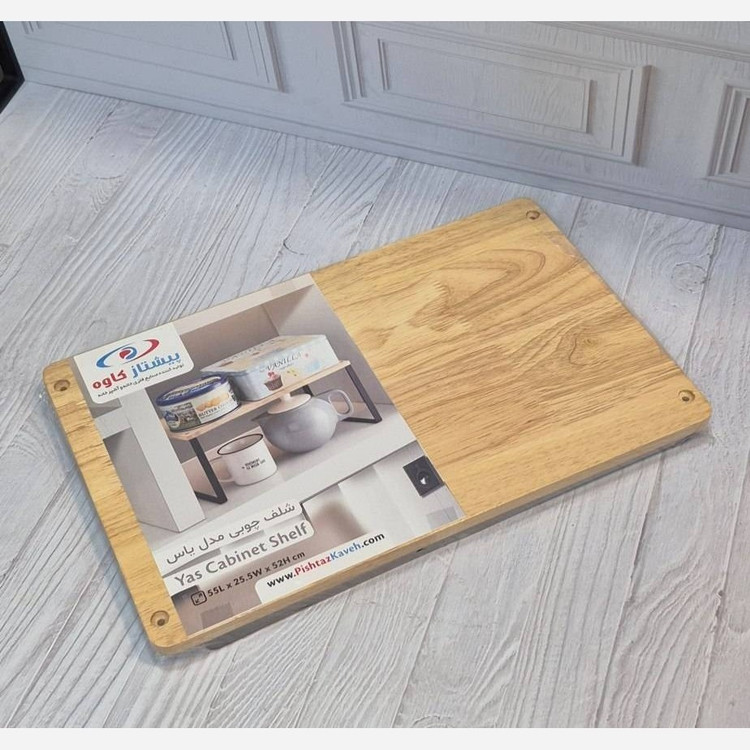 شلف چوبی کابینت پیشتازکاوه
