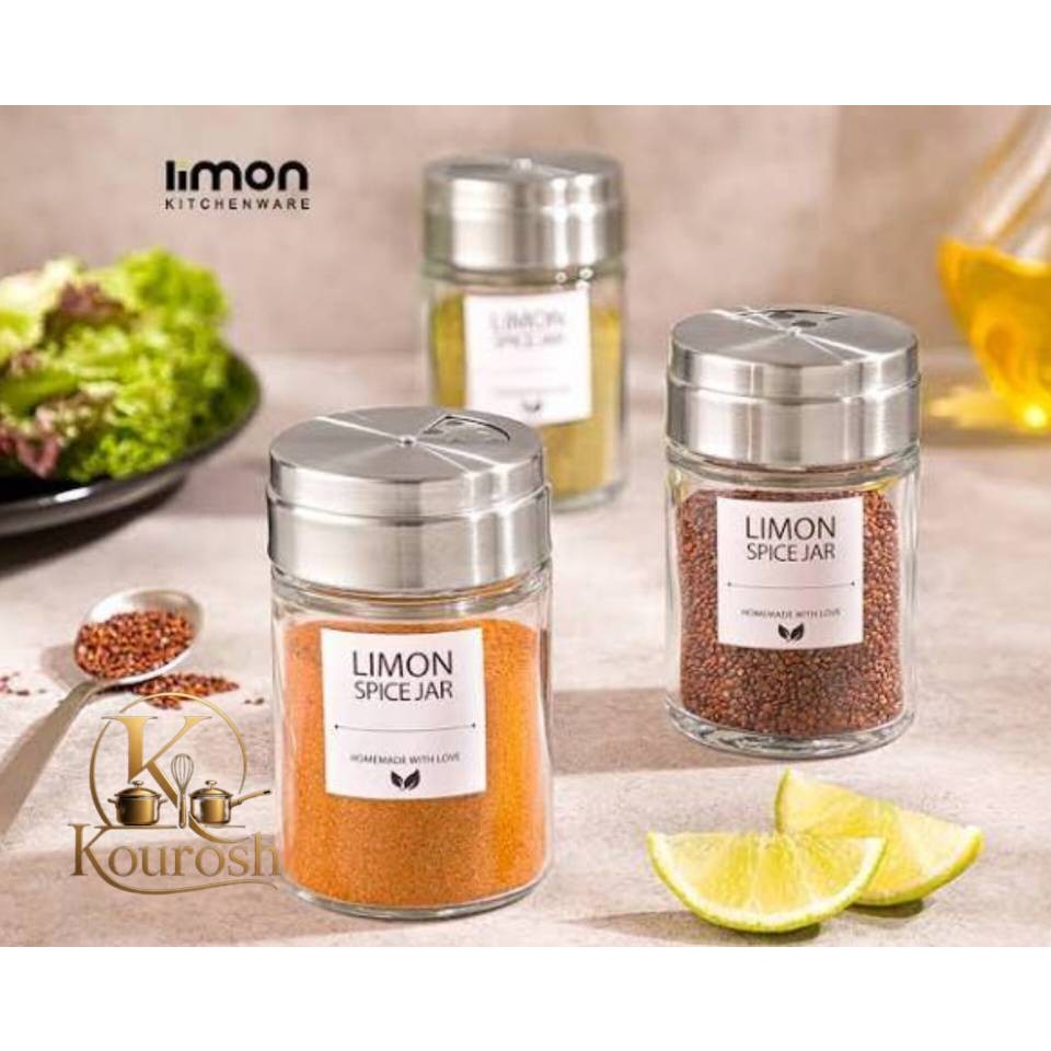 جاادویه درب استیل لیمون سایز 140 میل