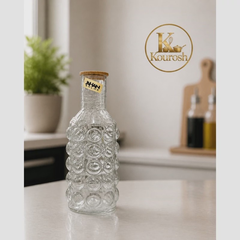بطری حباب دار برفی درب چوبی پس کرایه