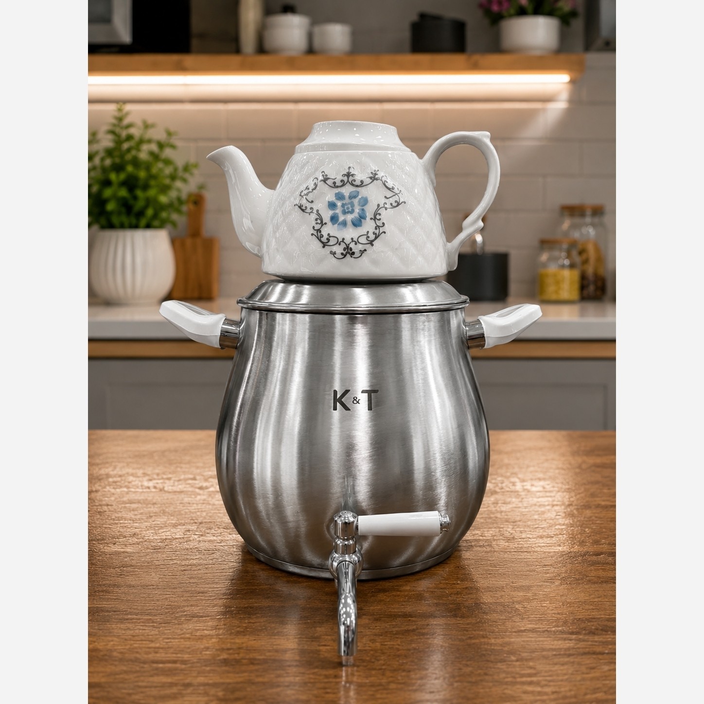 کتری قوری استیل k t پس کرایه