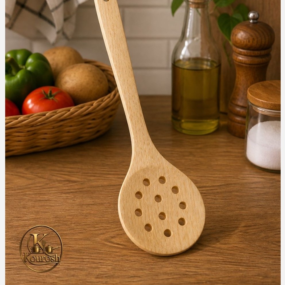برگردان چوبی سوراخ دار گرد پس کرایه