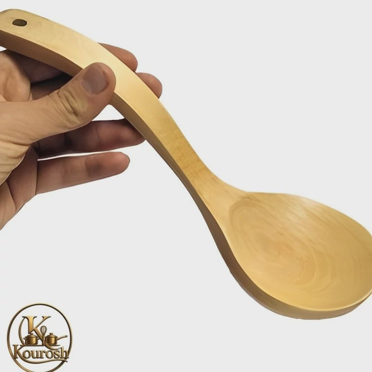 ملاقه چوبی بزرگ پس کرایه