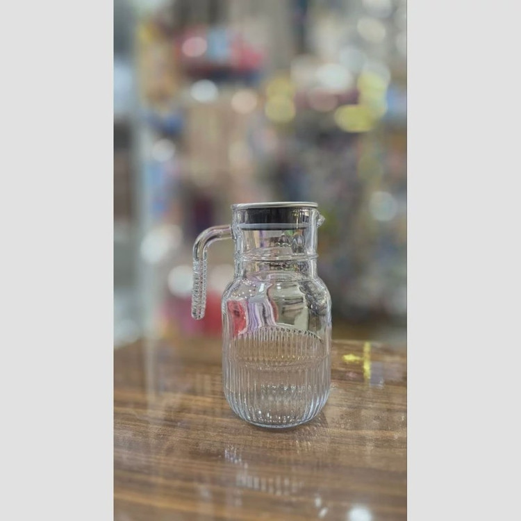 پارچ شیشه ای شیاردار پس کرایه