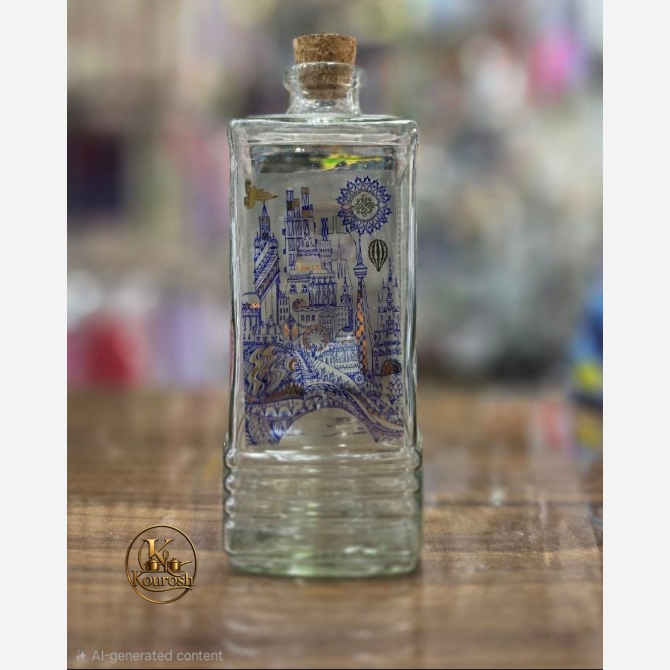 بطری آب شیشه ای دنزی پس کرایه