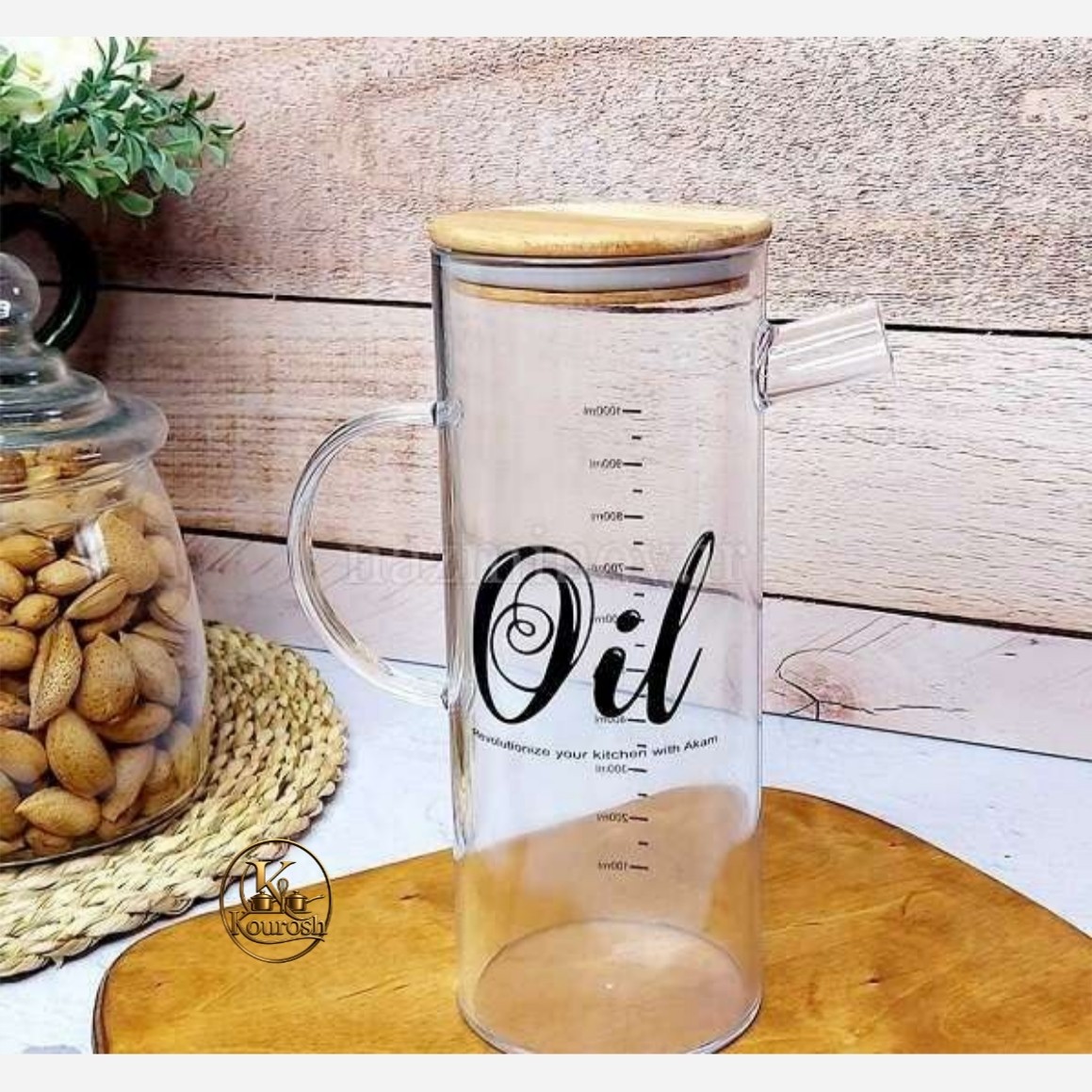 روغن ریز اکرولیک شفاف درب چوبی بلند پس کرایه