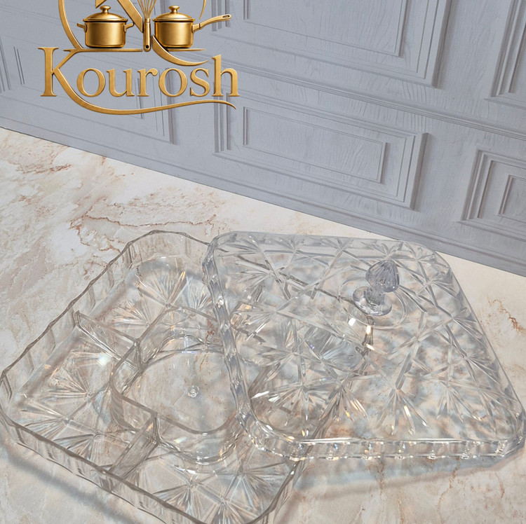 اردو خوری مربع کریستال